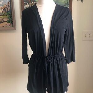 The North Face Black Drawstring Waist Lightweight Cardigan